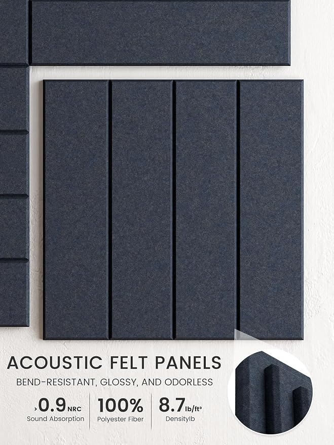 Bumusty Large Cork Board Alternative-36 x24 Felt Bulletin Board Tiles, - Image 3
