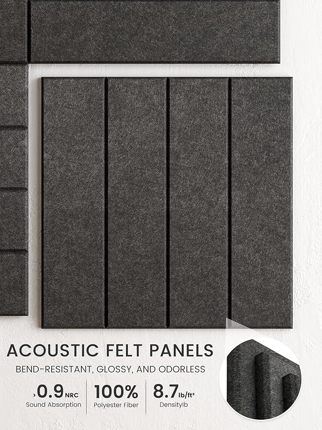 Bumusty Large Cork Board Alternative-36 x24 Felt Bulletin Board Tiles, - Image 3