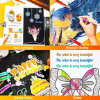 Soucolor Glitter Gel Pens for Adult Coloring Books, Christmas|Birthday Gifts - Image 7