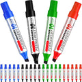 Thenshop 24 Pack Jumbo Permanent Markers Bulk: Large Chisel Tip Permanent by Thenshop