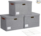 Roobyl 17" Large Collapsible Storage Bins by Roobyl