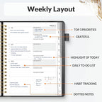 SUNEE 2026 Planner 8.5" x 11" – Dated Productivity Planner - Image 2