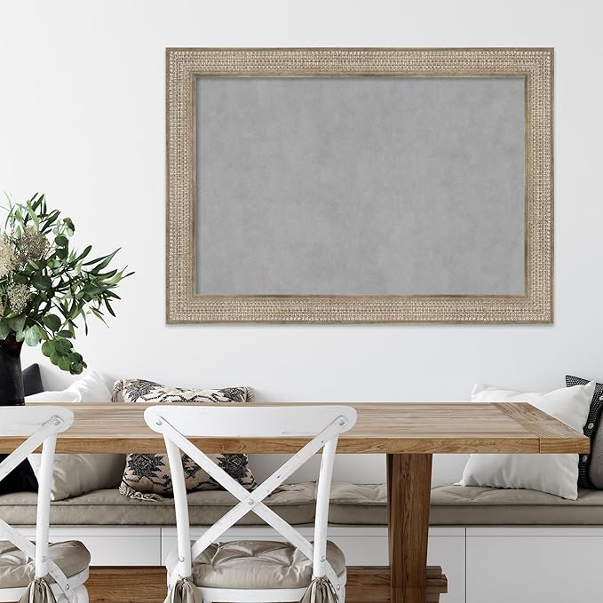 Amanti Art Silver Framed Magnetic Board 30x42 Large Vision Board - Image 5