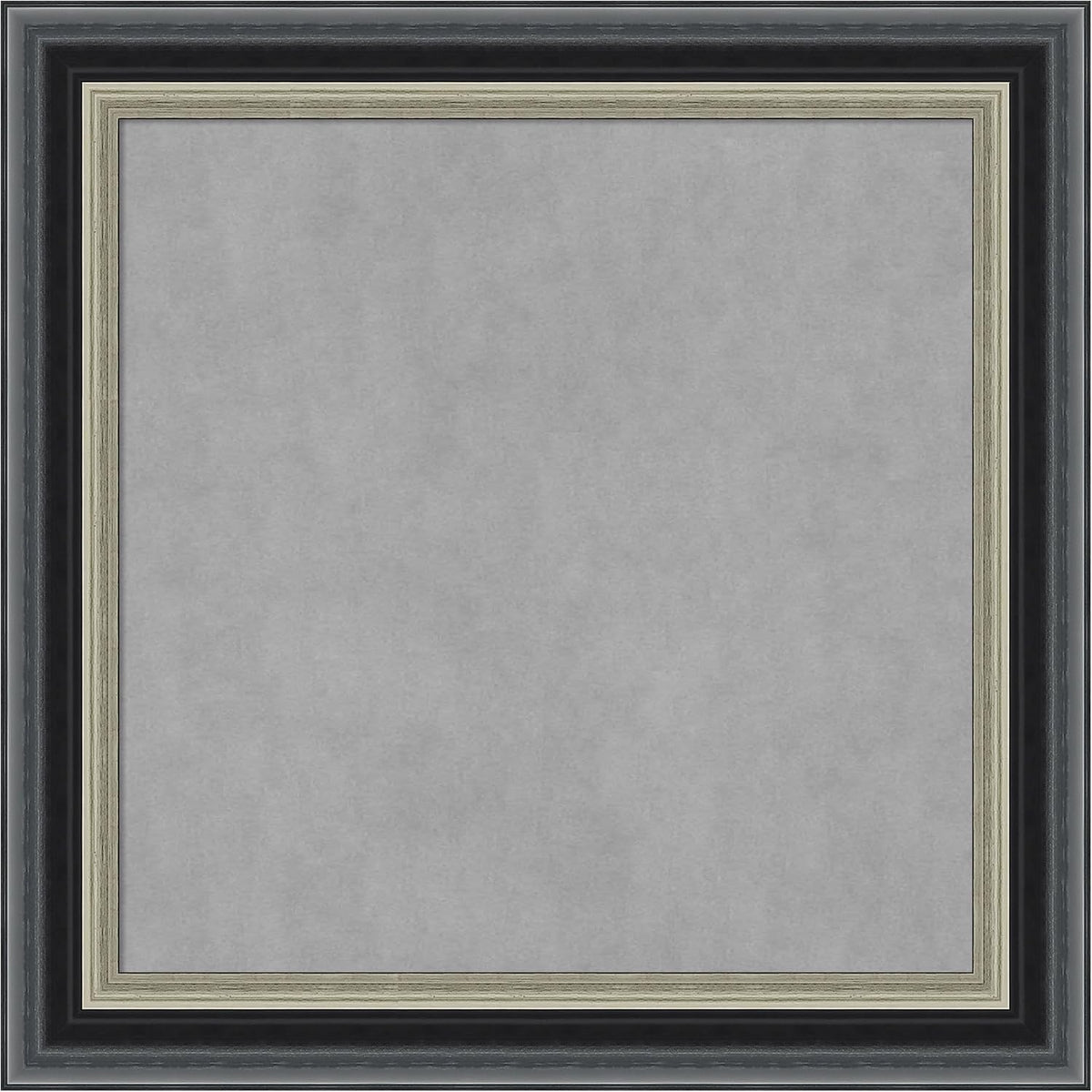 Amanti Art Black Framed Magnetic Board 15x15 X-Small Vision Board