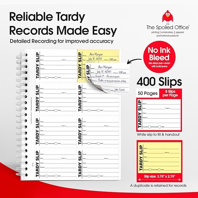 The Spoiled Office Tardy Slip Book - Image 2