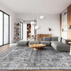 Rugcomf Living Room Rug 6x9 Rug Machine Washable Boho Soft Area Rug Non Slip - Image 8
