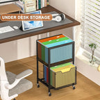 Tiaoheka Rolling File Cart, Mobile File Cabinet - Image 6