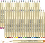 CHARSOCO Arts Sign Brush Pen, Felt Tip Water Based Ink