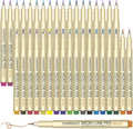 CHARSOCO Arts Sign Brush Pen, Felt Tip Water Based Ink by CHARSOCO