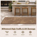 montvoo-2x6 ft indoor outdoor runner rugs for entryway showing dimensions