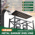 letaya 3000lbs storage shelves heavy duty,70" h garage, package contents
