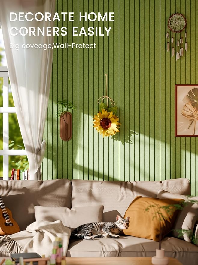Bumusty Large Cork Board Alternative-47 x35 Felt Bulletin Board Tiles, - Image 4