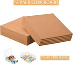 SUNGIFT Cork Board 12"x12" - Image 6