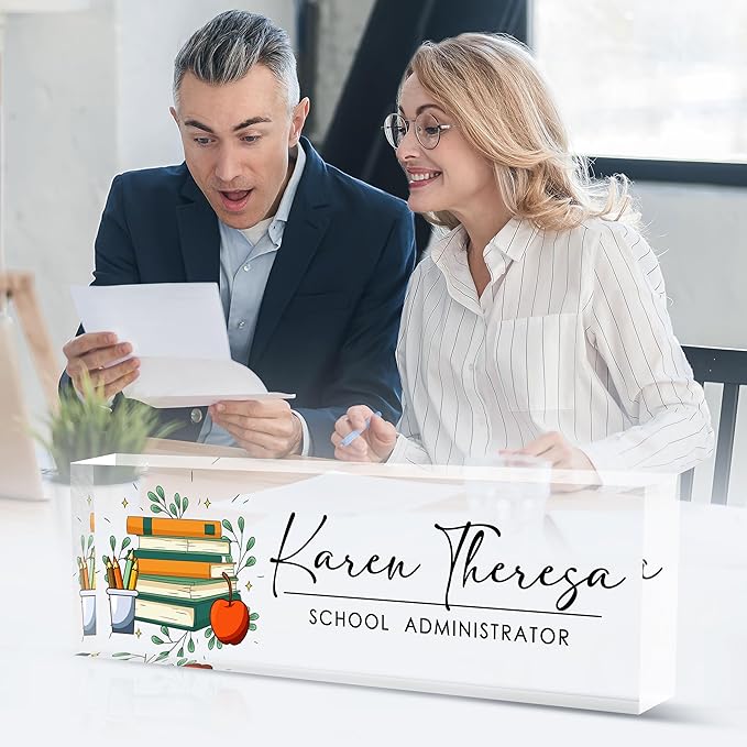 Custom Office Name Plate, Personalized Gifts - Image 5