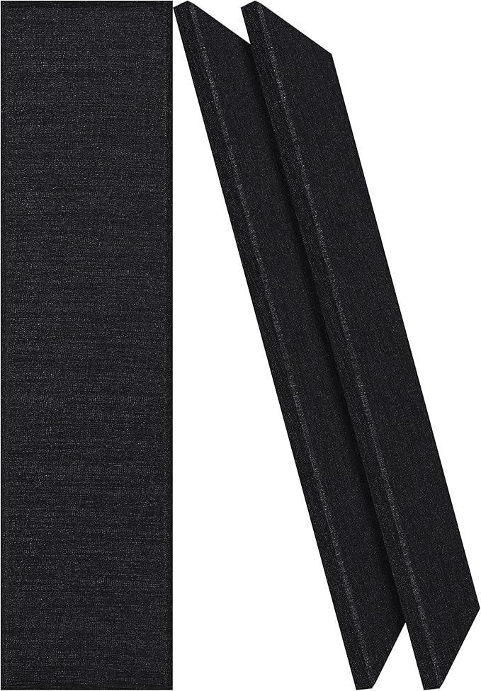 BUBOS 2 PCS Acoustic Panels, 47.2''x11.8'' Fabric Soundproof Wall Panels by BUBOS