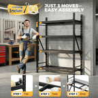 cammoo 6000lbs heavy duty storage shelves, 61''w x on a desk or shelf