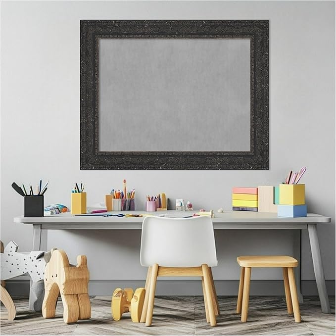 Amanti Art Black Framed Magnetic Board 23x29 Medium Vision Board - Image 5