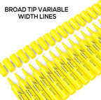 Buecs Highlighters Bulk Pack, Chisel Tip, Fluorescent Yellow, suitable - Image 4