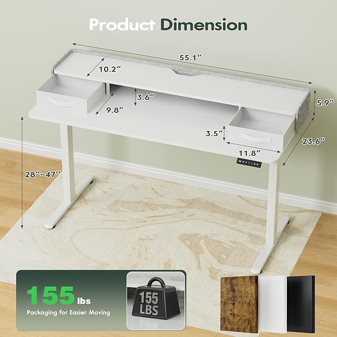 Homall Electric Standing Desk - Image 3