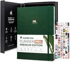 Clever Fox Planner Pro Premium Edition– Luxurious Weekly & Monthly Planner +
