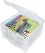 artbin 12 x 12 craft organizer with handle shown in use