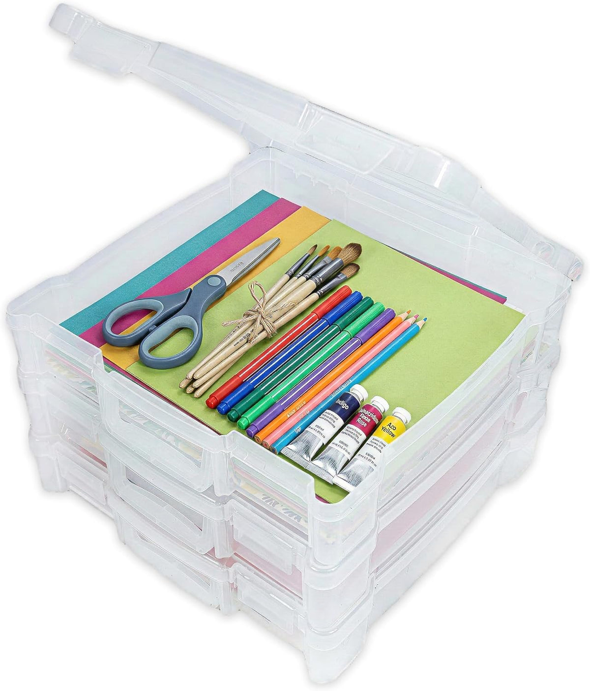 artbin 12 x 12 craft organizer with handle shown in use