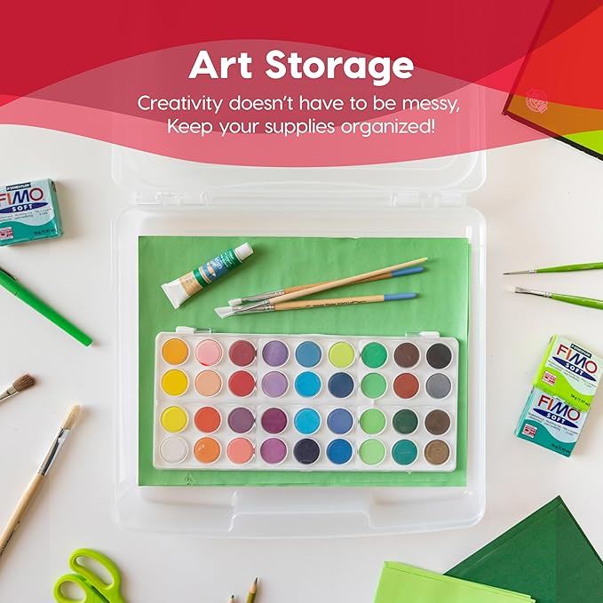 IRIS USA Board Game Storage Craft Organizer Box - Image 9