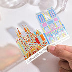2pcs Metal Bookmarks with Transparent Design, Cute Book Marks - Image 5