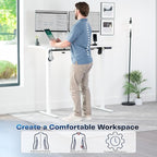 VIVO Electric 55 x 28 in Standing Desk, Memory Height Adjustment, 1B Series - Image 4