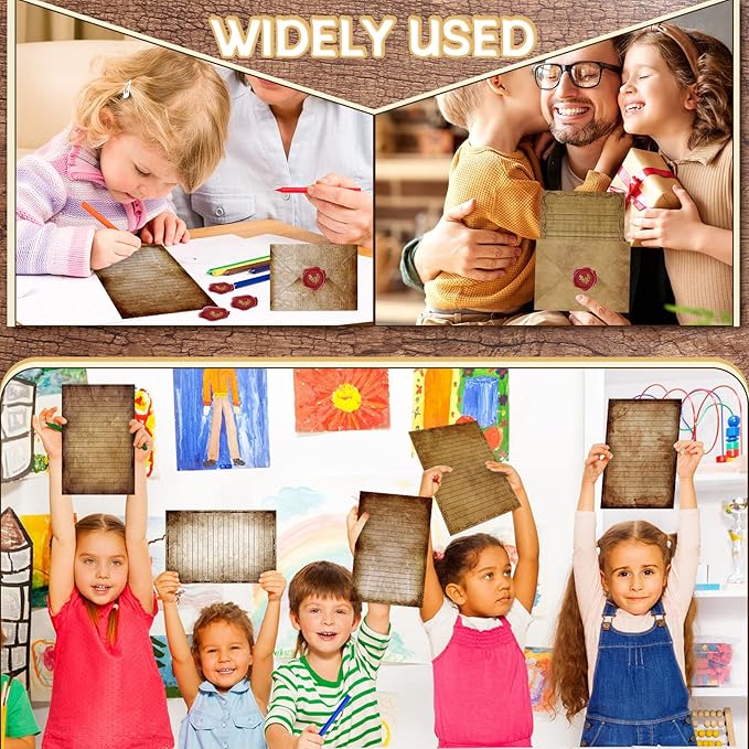 TaoBary 160 Pcs Stationery Paper Set 50 Double Sided Stationery Papers - Image 7