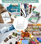 2 Pack Acrylic Brochure Holder 8.5 x 11 inches, 3 Tier Clear Brochure Display - Image 7