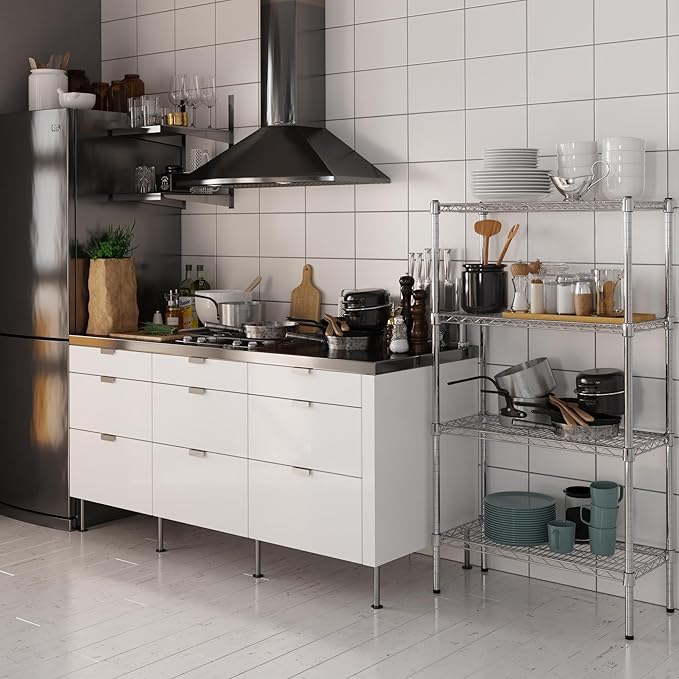 Regal Altair 14" Deep x 30" Wide x 54" Height Wire Shelving Kit | 4-Tier | NSF - Image 2