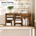 HOOBRO Countertop Mail Sorter Organizer, Wooden Literature Organizer, Student - Image 5