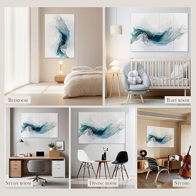 Soon Global 8-Pack Acoustical Wall Panels, 48 X 32 Inches Sound Absorbing Panels - Image 5