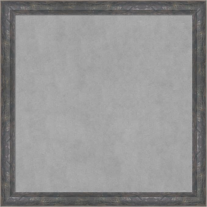 Amanti Art Grey Framed Magnetic Board 27x27 Medium Vision Board by AmantiArt