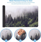 iCasso Extended Gaming Mouse Pad, Large Non-Slip Rubber Base Mousepad - Image 3