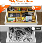 VA1KENE Bamboo Drawer Organizer - Image 6