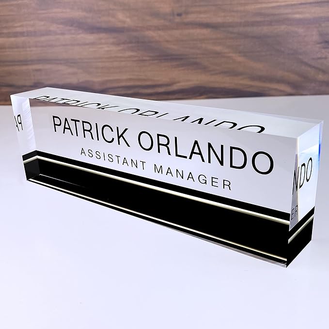 Artblox Office Desk Name Plate Personalized | Custom Name Plates by Artblox