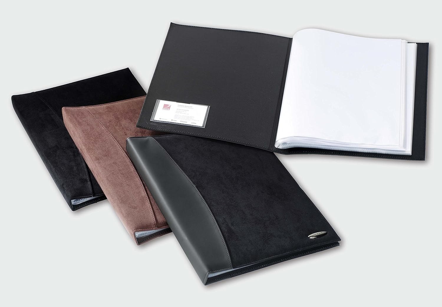 Rexel Soft Touch Display Book A4 Black Combo (36 Pockets)