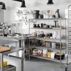 Regal Altair 18" Deep x 54" Wide x 64" Height Wire Shelving Kit | 5-Tier | NSF - Image 6