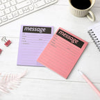 Geyee 9 Pieces Telephone Message Sticky Notes Pads 4 x 5 Inch Assorted Neon - Image 4