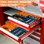 FLYVOLE Tool Box Organizer Tray, Toolbox Desk Drawer Organizer, Tool Box Tray - Image 3