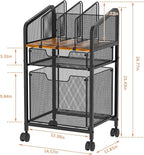 Tiaoheka Rolling File Cabinet - Image 2