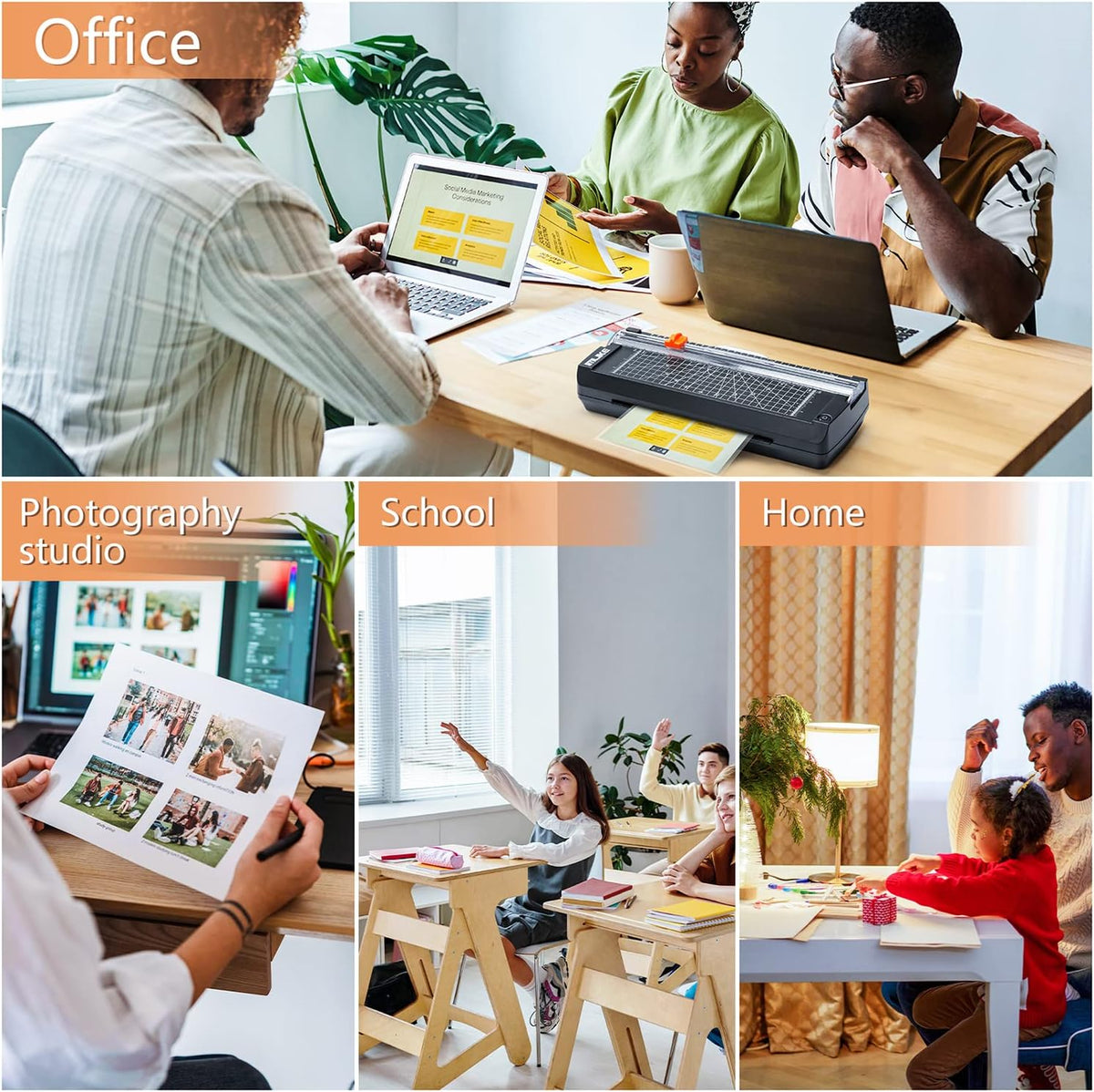 IMLIKE A4 Thermal Laminator with Laminating Pouches - 9" Photo Laminatin...