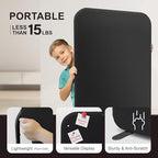 DECOLAB Room Partition Panel, Freestanding Portable Privacy Cubicle Partition - Image 4