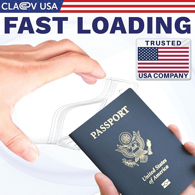 Claev Fast Seal Vertical 4x6 Passport & Card Holders, 250 Pack), Conferences - Image 7
