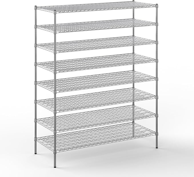 Regal Altair 24" Deep x 60" Wide x 74" Height Wire Shelving Kit | 8-Tier | NSF by Regal+Altair