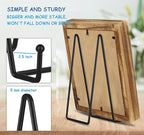 Decolore 5 Pack 12 Inch Black Picture Stands Plate Stands - Image 3