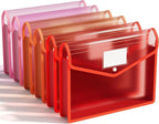 ABC life 6 Pack Plastic Expanding File Folder, Folders by ABClife