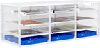 PAG-Mass Mail Sorter Adjustable Countertop Mail Holder, Heavy Duty Literature